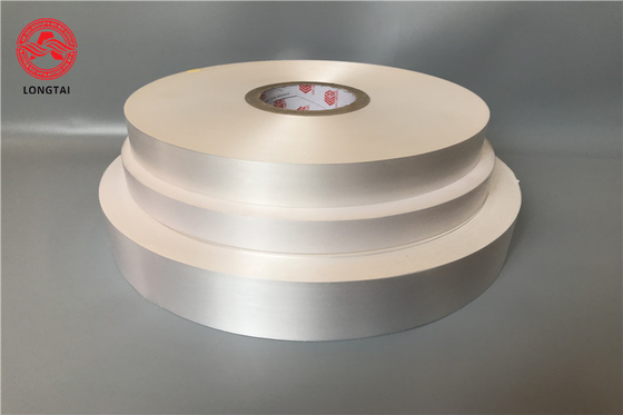 Flexible Foamed PP Tape White Binding Film 0.13mm For Power And Communication Cable