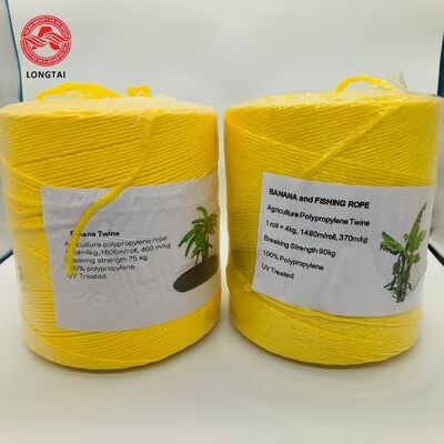 UV tahan kekuatan tarik tinggi PP Baler Twine dengan panjang yang dapat disesuaikan untuk baler jerami